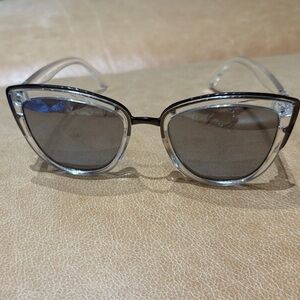 Quay Australia Black and Clear Sunglasses